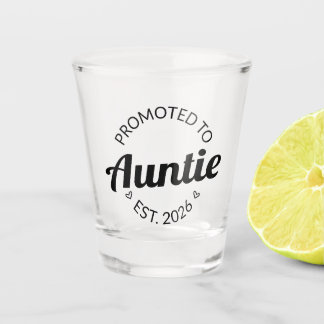 Für Tanten nach Osten befördert. 2026 Schnapsglas