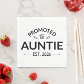 Für Tanten nach Osten befördert. 2026 Serviette (Beispiel)