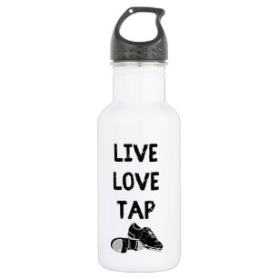 Für Tänzer Live-Liebe Gestochen Edelstahlflasche