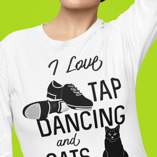 Für Tänzer Stach ich Tanz und Katzen T-Shirt