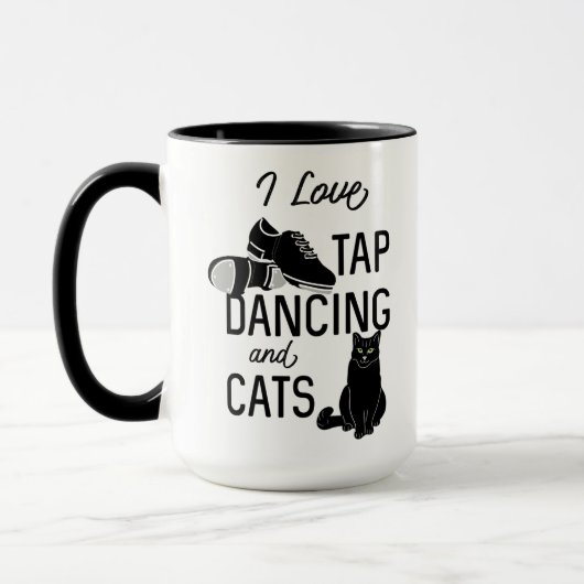 Für Tänzer Stach ich Tanz und Katzen Tasse (Links)