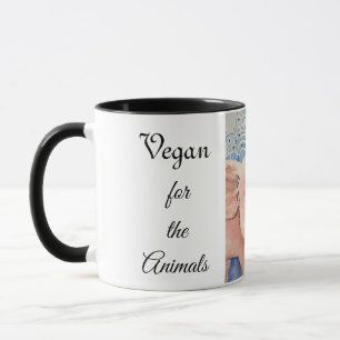 FÜR TIERE VEGANE TASSE
