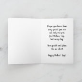 Für Tochter im Gesetz am ersten Muttertag Karte (Innenseite)