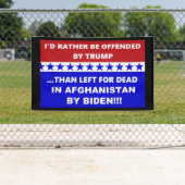 Für tot Verlassen Anti-Biden-Afghanistan Banner (Insitu)