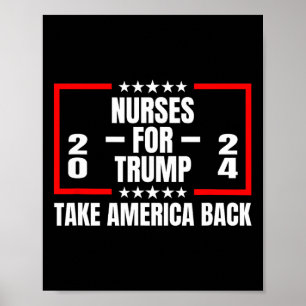 Für Trump 2024: Amerika zurück nehmen Poster