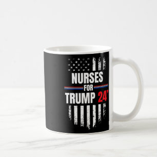 Für Trump 2024: Amerikanische Flagge Kaffeetasse