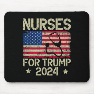 Für Trump 2024: Amerikanische Flagge Trump - USA-F Mousepad