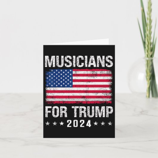 Für Trump 2024 Karte (Vorderseite)