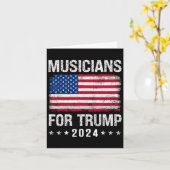 Für Trump 2024 Karte (Gelbe Blume)