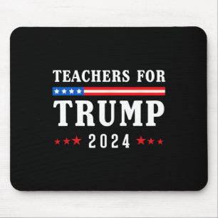 Für Trump 2024: Patriotische amerikanische Flagge Mousepad