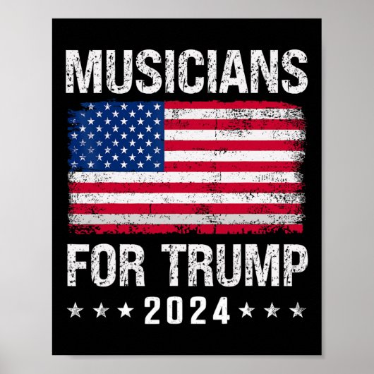 Für Trump 2024 Poster (Vorne)