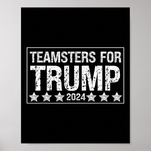 Für Trump 2024 Poster (Vorne)