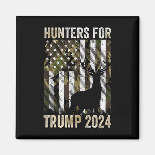 Für Trump 2024 Präsident Camouflage Deer Elk Antle Magnet