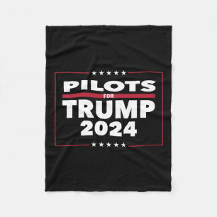 Für Trump 2024 Präsident republikanische Piloten Fleecedecke