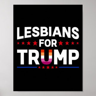 Für Trump 2024 Re Wahl Präsident Abstimmung Punkt  Poster