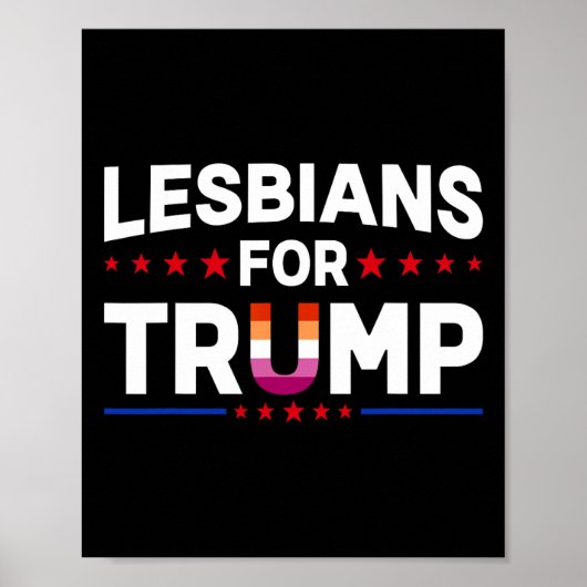 Für Trump 2024 Re Wahl Präsident Abstimmung Punkt Poster (Vorne)