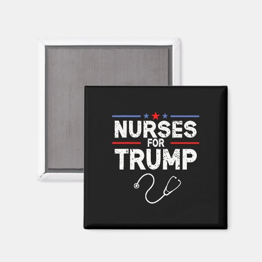 Für Trump 2024 T-Shirt Niedlich Pro Trump USA Wahl Magnet (Vorderseite/Rückseite)