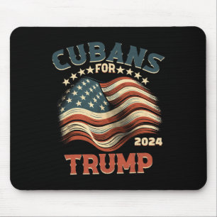 Für Trump 2024 - US-Flagge Mousepad