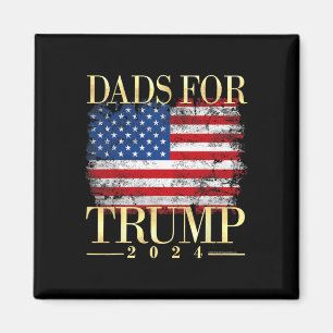 Für Trump 2024 Väter Day Geschenk Pro Donald Trump Magnet