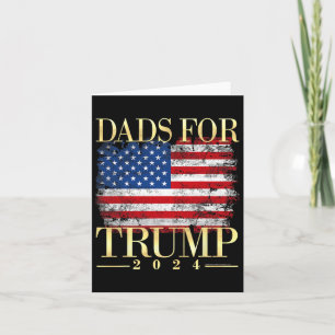 Für Trump 2024 Vatertag Geschenk Pro Donald Trump  Karte