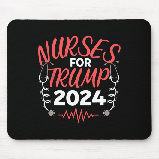 Für Trump 2024 Wahl Mousepad (Vorne)