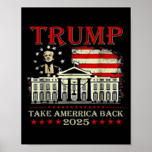 Für Trump 2025 ist Amerika der 47. Präsident von u Poster