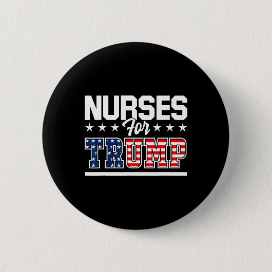 Für Trump America President 2020 Duty Scrubs Button (Vorderseite)