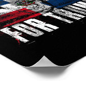 Für Trump American Dominikanische Republik Patriot Poster (Ecke)