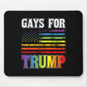 Für Trump LGBbt Pride Gay Rainbow Flag Abstimmung  Mousepad