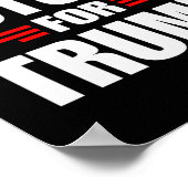 Für Trump Poster (Ecke)