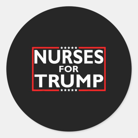 Für Trump-Präsidentschaftswahl 2024 Runder Aufkleber (Vorderseite)