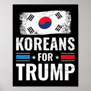 Für Trump Pro Trump 2020: Unterstützergeschenk Poster