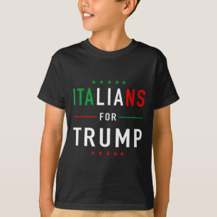 Für Trump T-Shirt Pro Trump Italiano Unterstützer