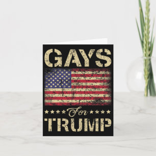 Für Trump-US Flagge und die amerikanische Flagge Karte