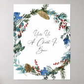 Für uns ist die Wasserfarbe ein geborenes Poster (Vorne)