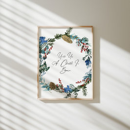 Für uns ist die Wasserfarbe ein geborenes Poster