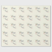 Für uns ist ein Kind Geboren Geschenkpapier (Flach)