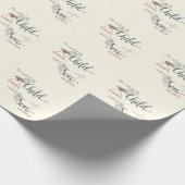 Für uns ist ein Kind Geboren Geschenkpapier (Ecke)