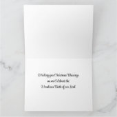 Für uns ist ein Kind Geboren Karte (Innenseite)