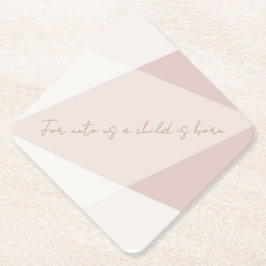 Für uns ist ein Kind Geboren Untersetzer