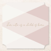 Für uns ist ein Kind Geboren Untersetzer (Vorderseite)