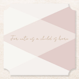 Für uns ist ein Kind Geboren Untersetzer