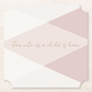 Für uns ist ein Kind Geboren Untersetzer