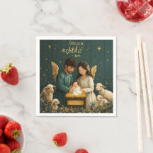 Für uns ist ein Kind Geborene Krippe Découpage