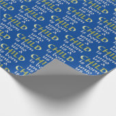 Für uns ist ein Kind Geborenes Packpapier (Ecke)