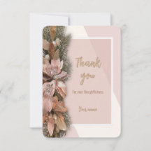 Für uns Weihnachten Dankeschön-Karte