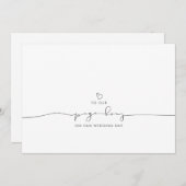 Für unsere Page Boy Wedding Morning Niedliche Nach (Vorne/Hinten)