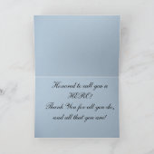 Für unsere Soldaten Dankeskarte (Innenseite)