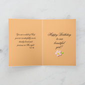 Für unsere Tochter afrikanisches Mädchen, die sich Karte (Innenseite)