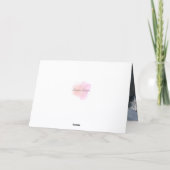 Für unsere Tochter und Familie, frohe Weihnachtska Karte (Rückseite)